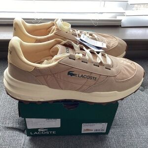 Lacoste Men's Elite Active EVO Sneakers, size 10